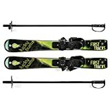 Lucky Bums Kids Beginner Ski and Pole set