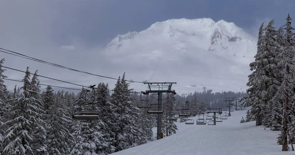 Mt Hood Ski Bowl in Oregon.