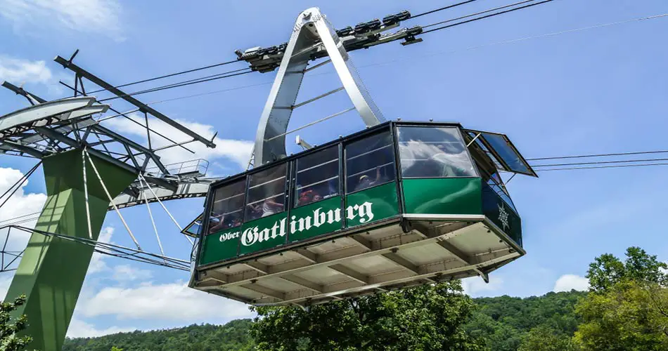 Tram at Ober Gatlinburg.