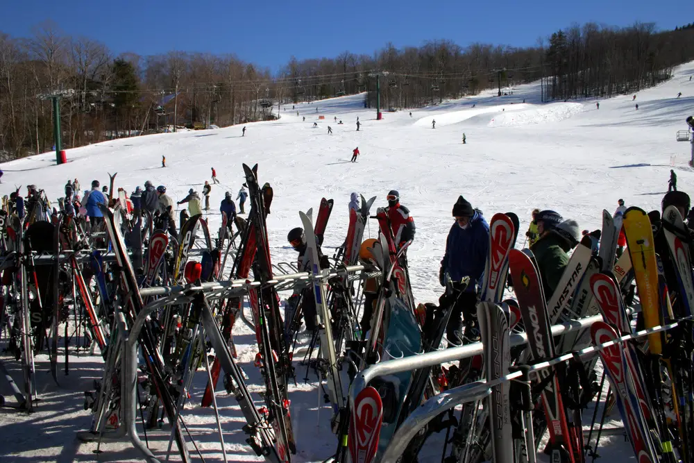 Skis at Loon Mountain