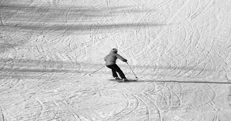 skiing at bottineau ski resort in ND