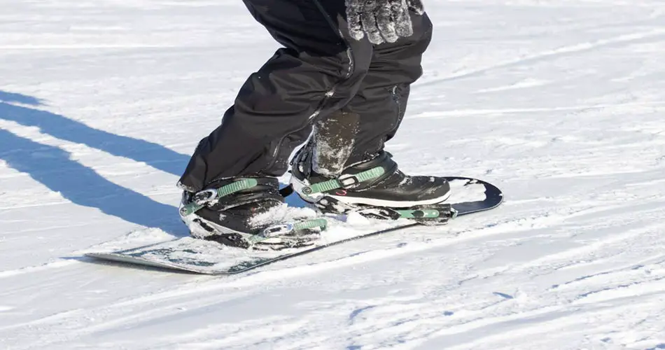 Snowboarder at Terry Peak.