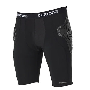 Men's Burton Total Impact Shorts for snowboarding.