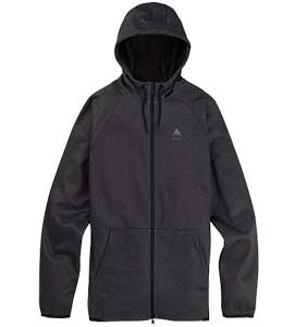Burton Crown Weatherproof Full-Zip Fleece to wear under snowboarding gear.