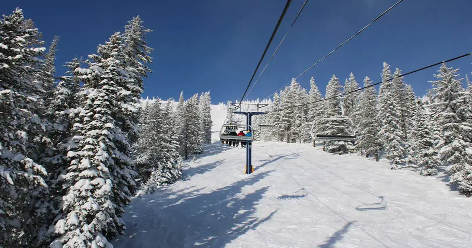 Chairlifts at Schweitzer Mountain.