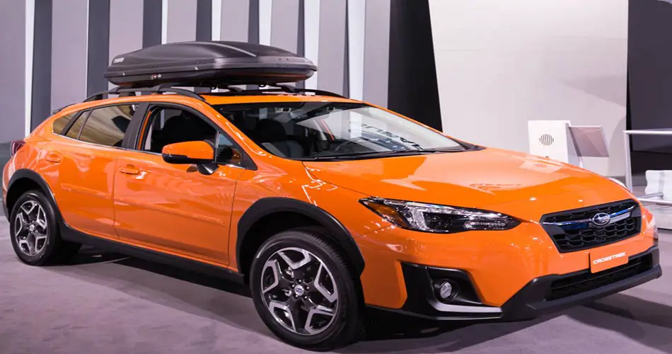 Orange Crosstrek.