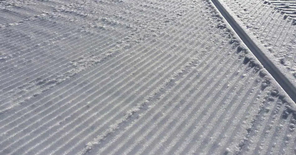 Groomed trails at Otis Ridge.