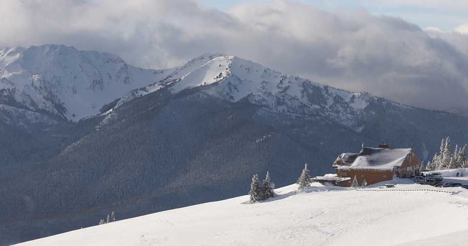 Lodge at Hurricane Ridge Ski Area.