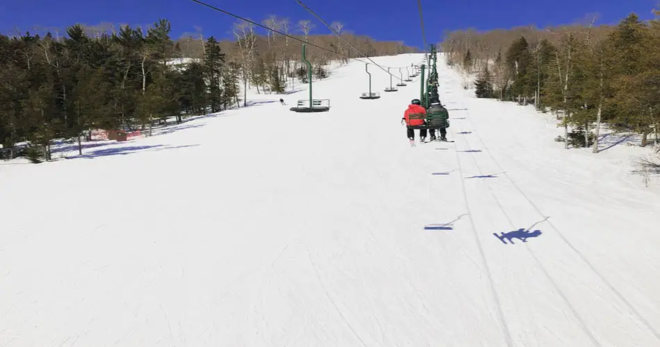 Lifts at Lutsen Mountain.