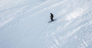 skier at hidden valley ski resort in missouri