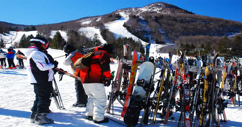 People at Hunter Mountain NY.