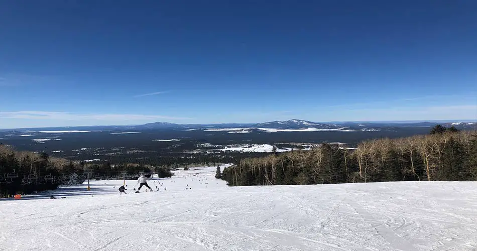 Skiing at the Snowbowl.