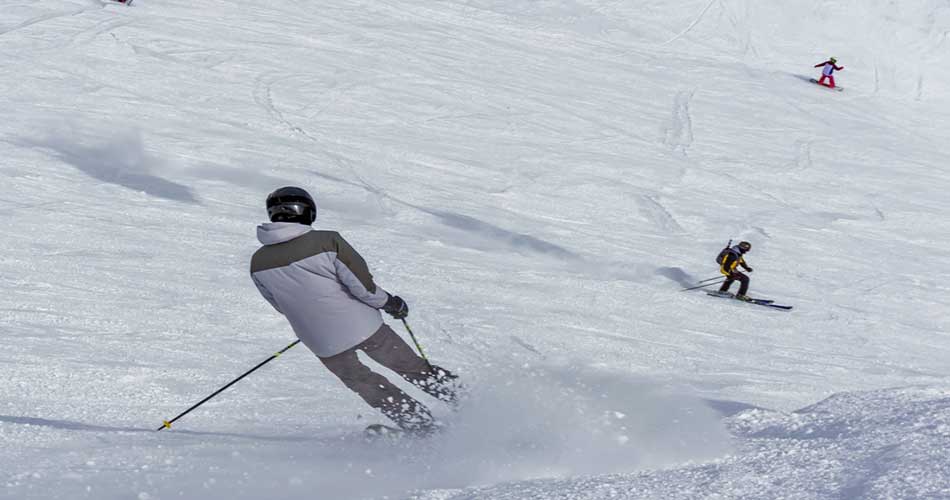 Skiing at Dartmouth Skiway in NH.