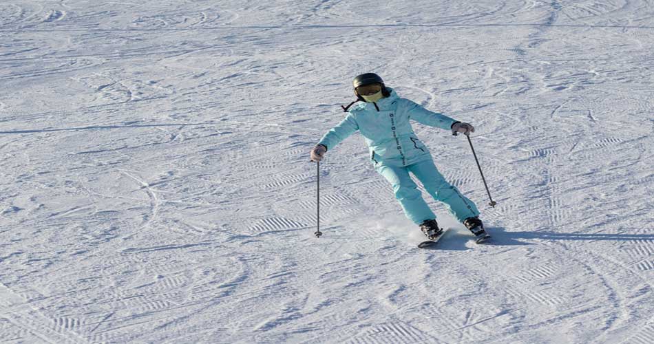 Skiing at Whaleback Mountain in New Hampshire.