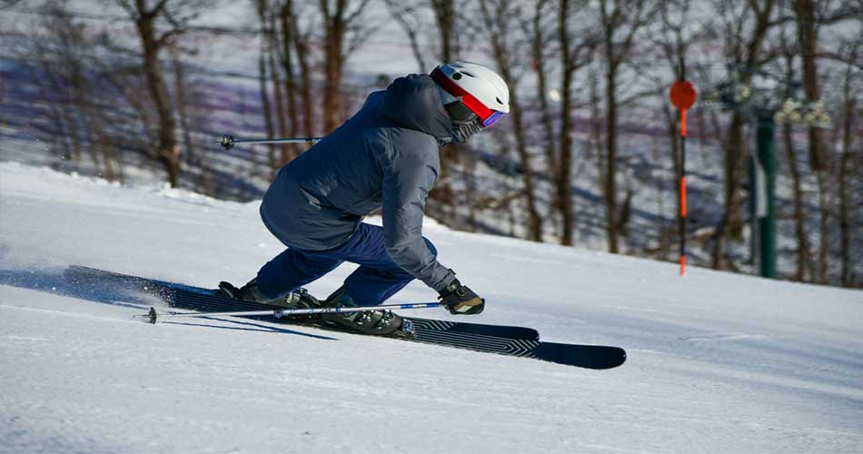 Skiing at Crotched Mountain Ski Resort in NH.