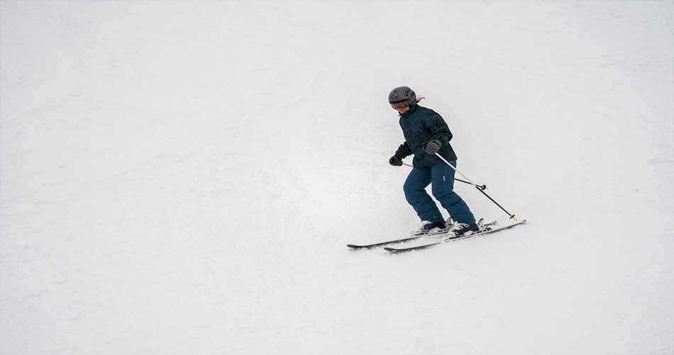 Skiing at Bristol Mountain.