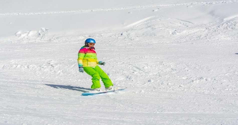 Snowboarding at Andes Tower Hills.