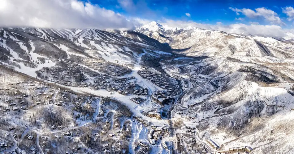 Snowmass Ski Resort village trails.