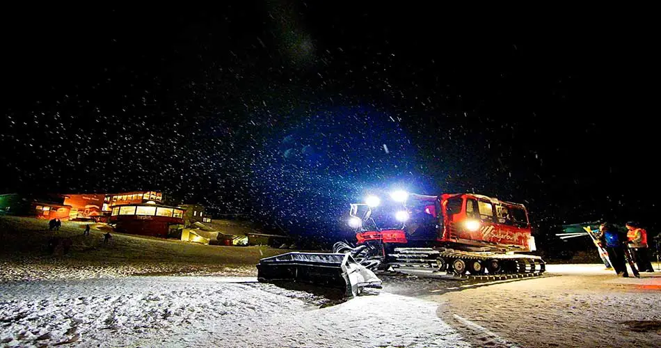 Nighttime grooming at Sugarbush.