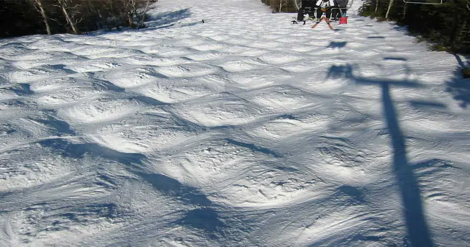 Moguls at Sugarbush resort.