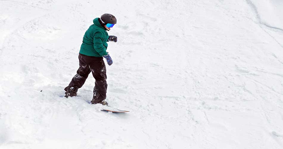 Snowboarder at Blue Knob Ski Resort.