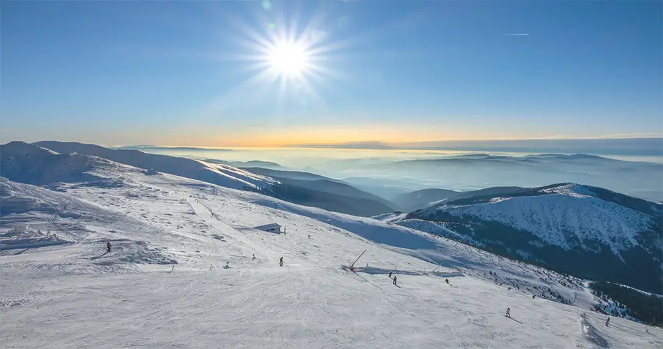 snowboarders on mountain