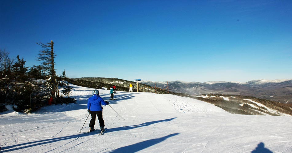 Trails at Sunday River Ski Resort. 