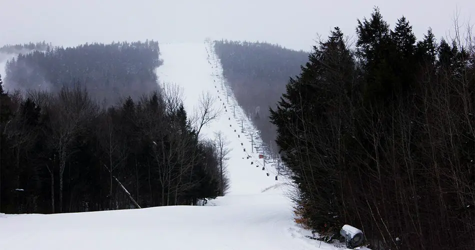 Chairlifts at Sunday River. 
