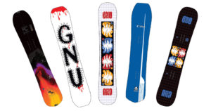 Five Gnu snowboards put to test.