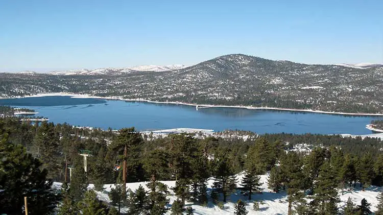 View out over Big Bear