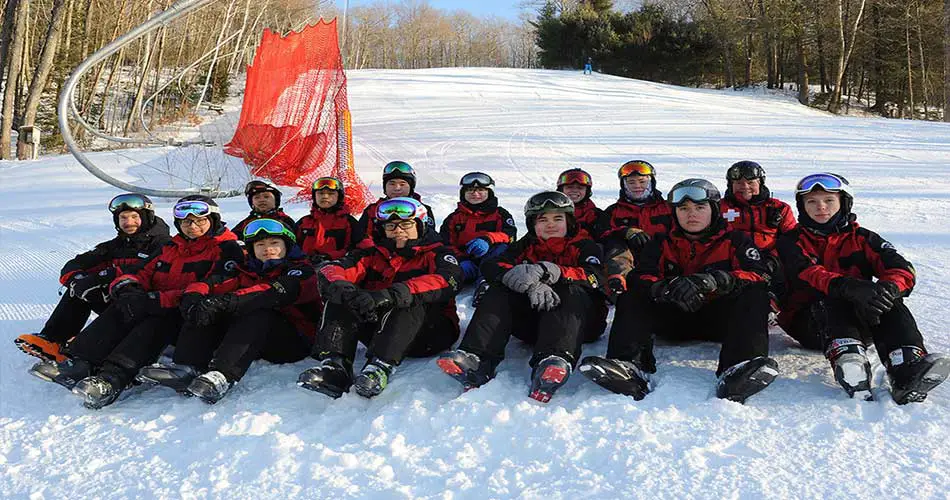 Group of ski patrollers.