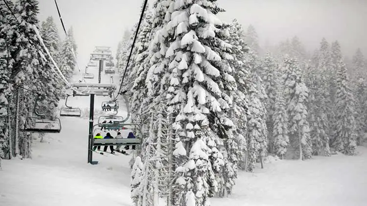 Fresh powder at Northstar. 