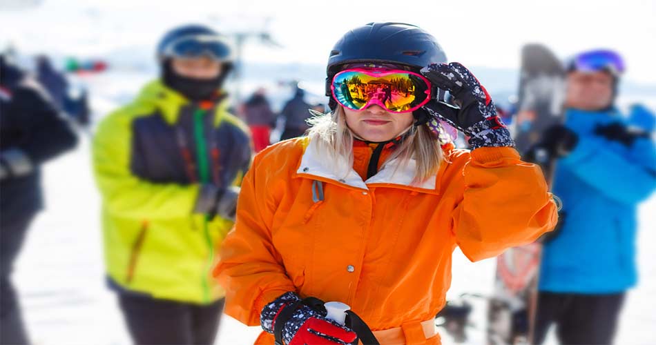 Skier at Arctic Valley Ski Area