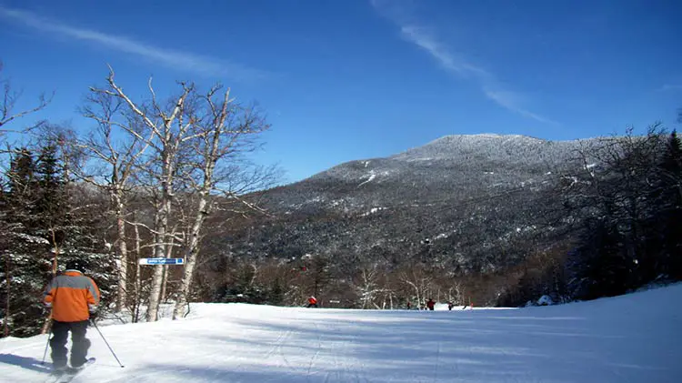 On the trails at Smuggler's Notch. 