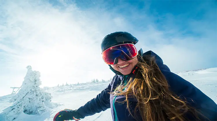 Skiing on the Ikon Ski Pass.