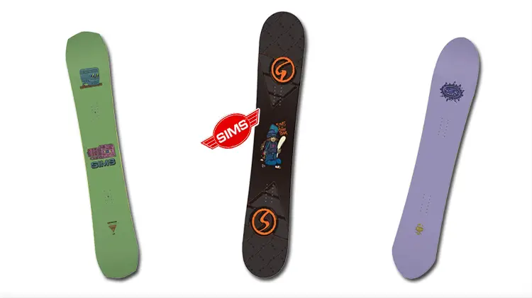 Sims snowboards