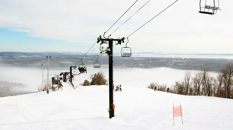 Chairlifts at Shawnee Peak