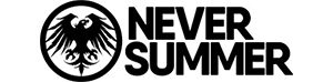 Never Summer snowboard logo