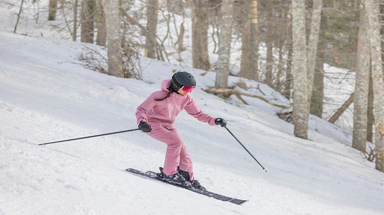 Skier at Bear Creek Mountain Resort.