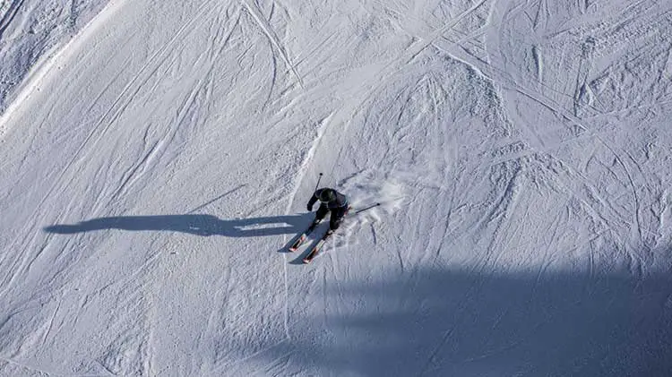 Skier at Thunder Ridge in NY