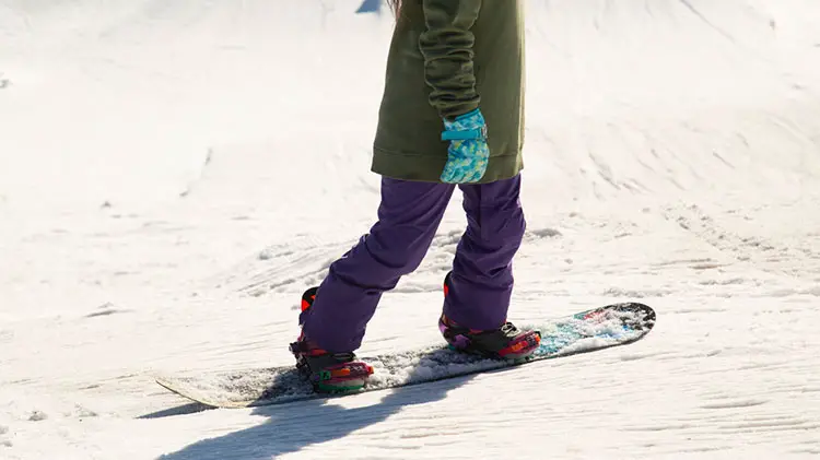 Snowboarding at Swain ski resort in NY