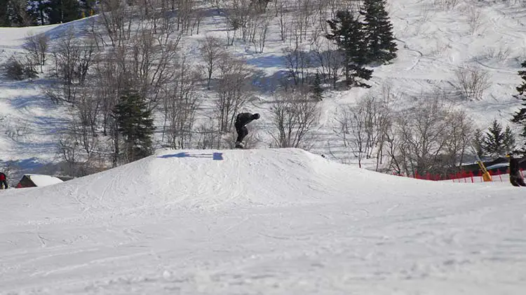 Riding the terrain parks at Snowbasin