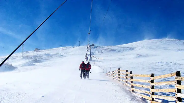 Breckenridge T-Bar skiing