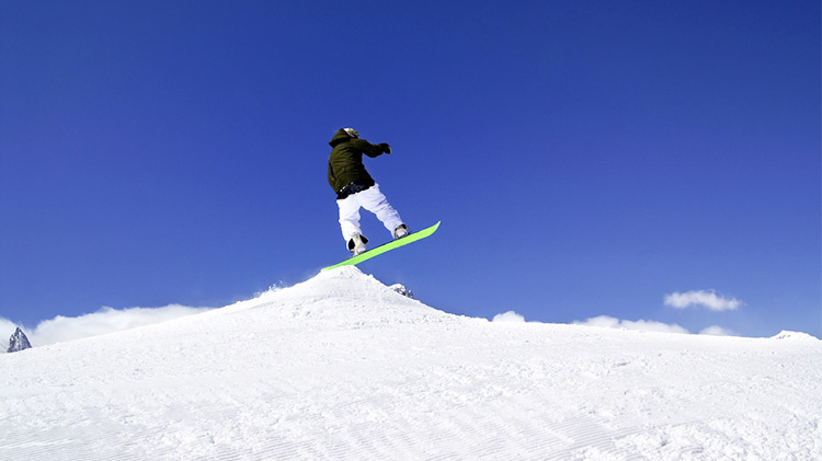 Snowboarding summit goal