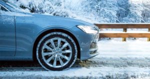 Volvo V90 In The Snow
