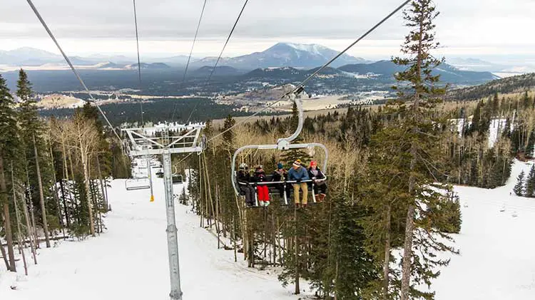 Grand Canyon Express ski lift at Arizona Snowbowl Ski Resort