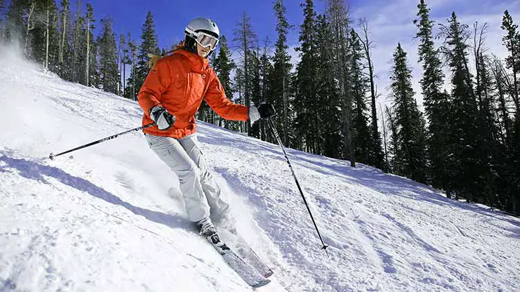 Skiing at Keystone Mountain, Colorado