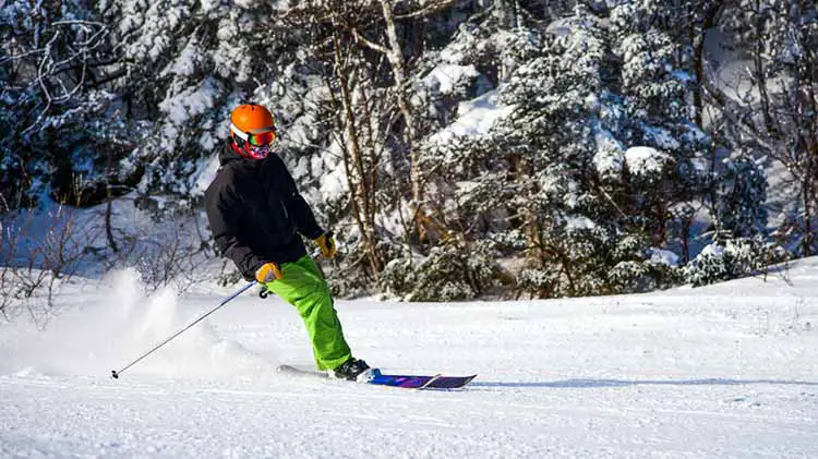easygoing skier