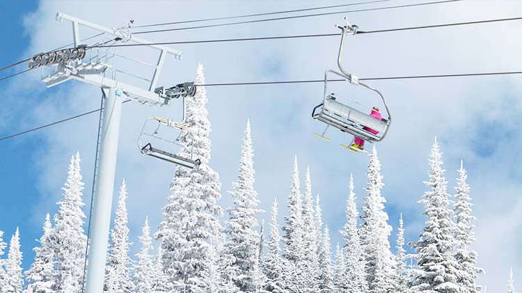 ski resort chair lifts