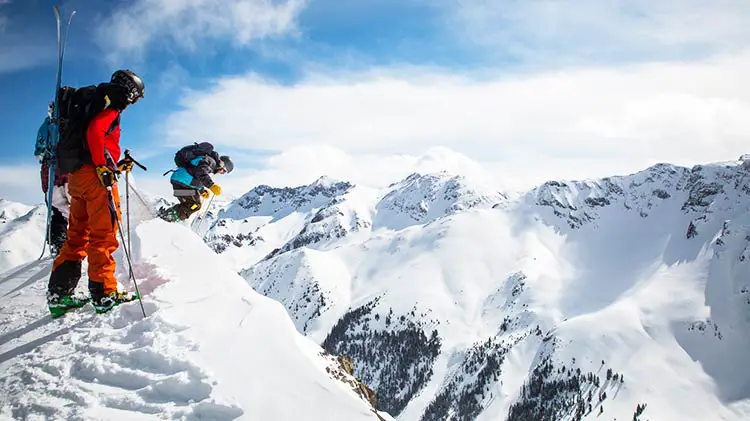 Dropping in Silverton's iconic Billboard, CO